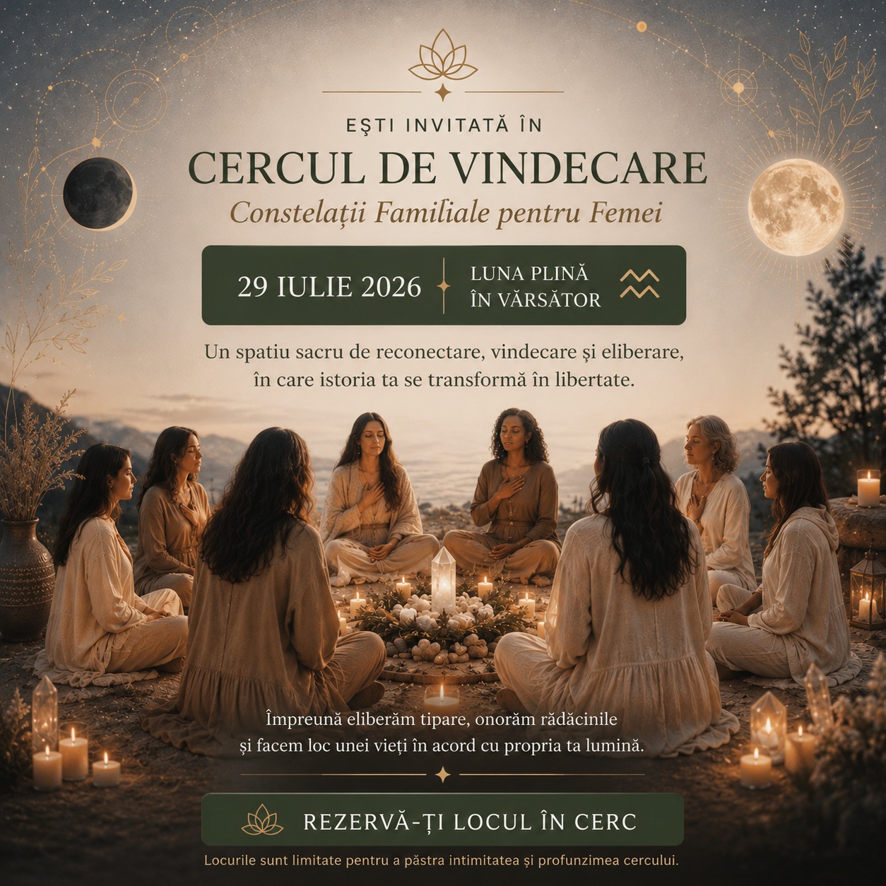 Ritual de vindecare în cerc